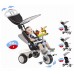 Велосипед Smart Trike Recliner Stroller 4 в 1 с игровой панелью черный